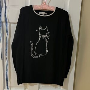 Banana Republic cat motif sweater
